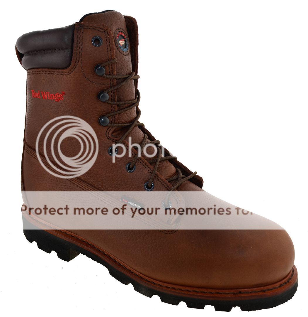 Mens Red Wing 6" Insulated Waterproof Steel Toe Work Boots Style 4462